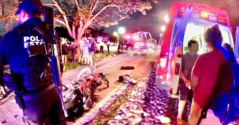 En este momento estás viendo Choque entre dos motocicletas deja dos lesionados en la colonia Nuevo Milenio