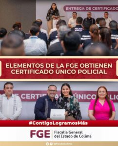 Lee más sobre el artículo Elementos de la FGE obtienen Certificado Único Policial