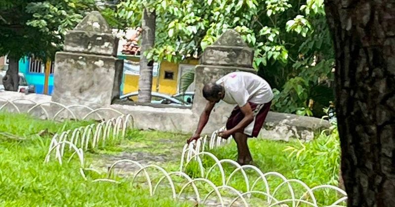 En este momento estás viendo Ayuntamiento de Colima atiende caso de persona en situación de calle en el Jardín de San Francisco de Almoloyan