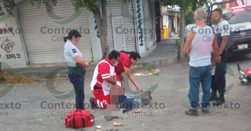 En este momento estás viendo Joven resulta lesionado en choque entre motocicleta y camioneta en La Floresta