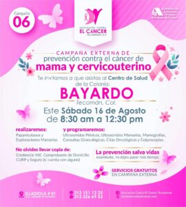 Lee más sobre el artículo Colonia Bayardo recibirá sexta campaña de detección de cáncer en mujeres