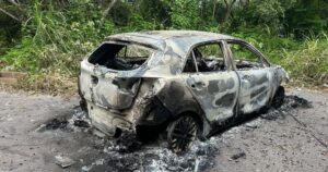 Lee más sobre el artículo En Puerta de Anzar, Colima, localizan vehículo incendiado