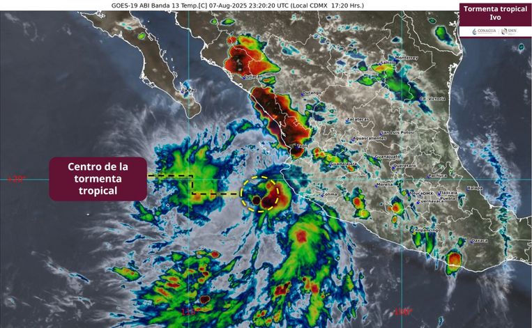 En este momento estás viendo Prevén lluvias muy fuertes en Colima por el paso de la tormenta tropical Ivo