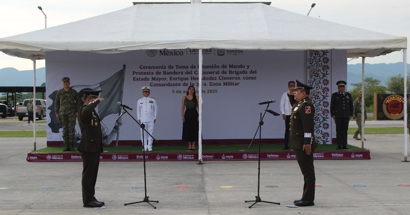 En este momento estás viendo Ceremonia de Toma de Posesión de Mando y Protesta de Bandera del Comandante de la Vigésima Zona Militar