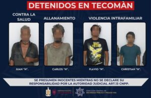 Lee más sobre el artículo Operativos en Tecomán dejan cuatro detenidos por distintos delitos