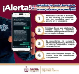 Lee más sobre el artículo SSP Colima alerta por aumento de llamadas fraudulentas; pide no caer en esos ilícitos