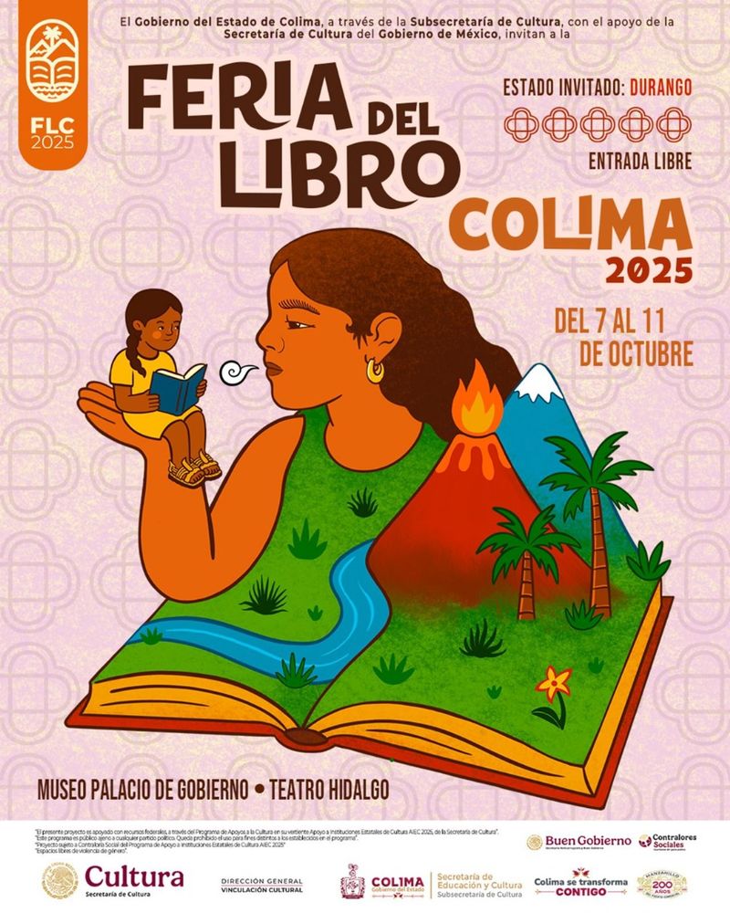 En este momento estás viendo Cultura Colima invita a la Feria del Libro Colima 2025