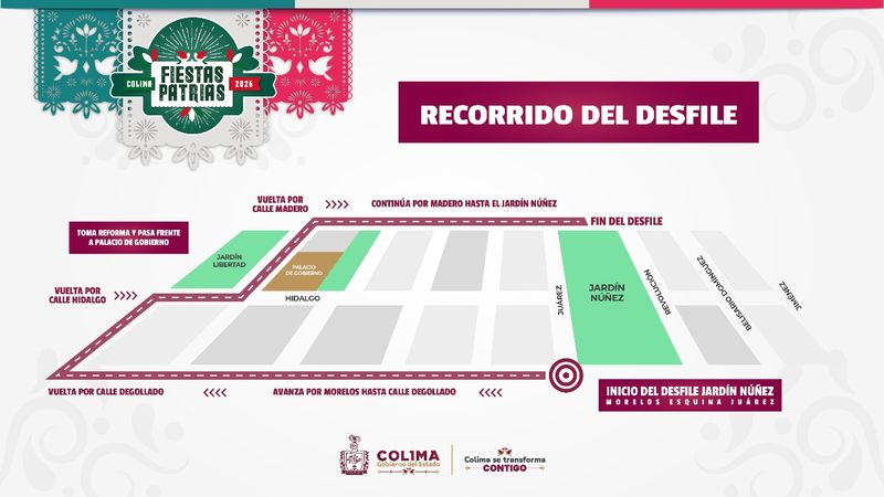 En este momento estás viendo Gobierno de Colima invita a la ceremonia y desfile por Aniversario del Inicio de la lucha por la Independencia