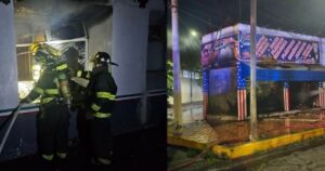 Lee más sobre el artículo Colima: controlan incendios en oficinas de la SICT y en comercio de productos de limpieza