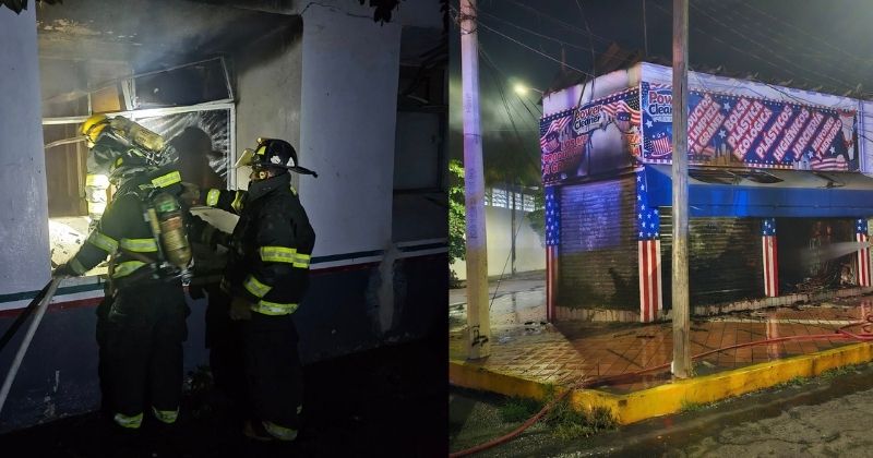 En este momento estás viendo Colima: controlan incendios en oficinas de la SICT y en comercio de productos de limpieza