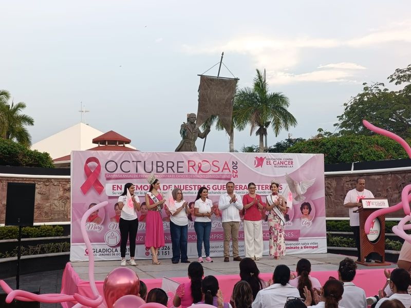 En este momento estás viendo Inicia ‘Octubre Rosa 2025’ en Tecomán con llamado a la prevención y la unidad