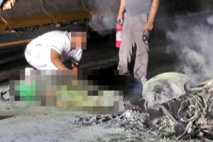 Lee más sobre el artículo Muere calcinada trabajadora al explotar motocicleta tras ser impactada por un autobús en Tecomán