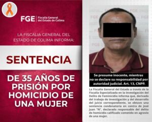 Lee más sobre el artículo Obtiene Fiscalía sentencia de 35 años de prisión para homicida