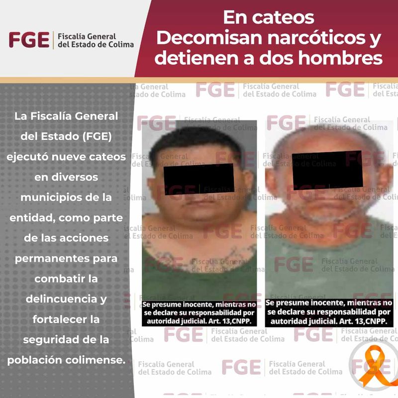 En este momento estás viendo Decomisan narcóticos y detienen a dos hombres