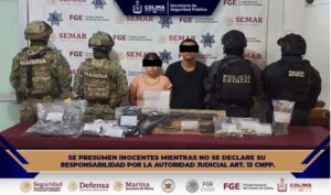 Lee más sobre el artículo Mujer y hombre son detenidos con droga y arma de fuego en operativo conjunto en Colima: SSP