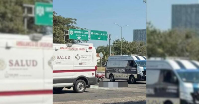 En este momento estás viendo Colima capital: joven muere arrollado por tráiler en la glorieta del Hospital Regional