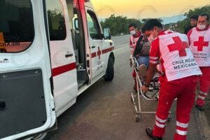 Lee más sobre el artículo Motocicleta se impacta contra perro y deja 2 heridos en la carretera Tecomán – Cerro de Ortega