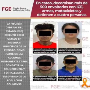 Lee más sobre el artículo Decomisan más de 500 envoltorios con presunta sustancia ilícita, armas, motocicletas y detienen a cuatro personas