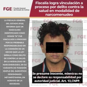 Lee más sobre el artículo Vinculación a proceso a un sujeto por delito contra la salud en modalidad de narcomenudeo
