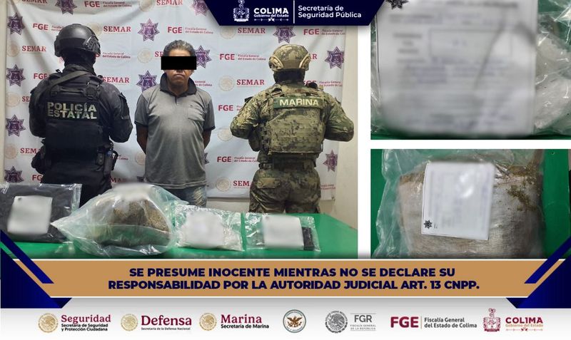 En este momento estás viendo Policía Estatal de Colima detiene a masculino por delitos contra la salud, en Manzanillo