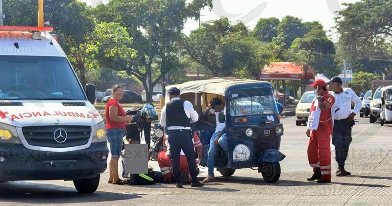 En este momento estás viendo En Tecomán, joven estudiante resulta lesionada tras volcadura de mototaxi