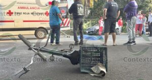 Lee más sobre el artículo Muere ciclista tras ser impactado por motocicleta en Tecomán