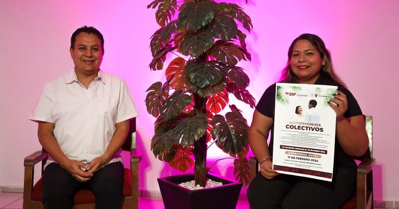 En este momento estás viendo DIF Tecomán anuncia campaña de Matrimonios Colectivos 2026; trámites serán gratuitos