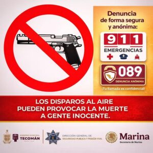 Lee más sobre el artículo Gobierno de Tecomán llama a celebrar fiestas en paz y sin disparos al aire