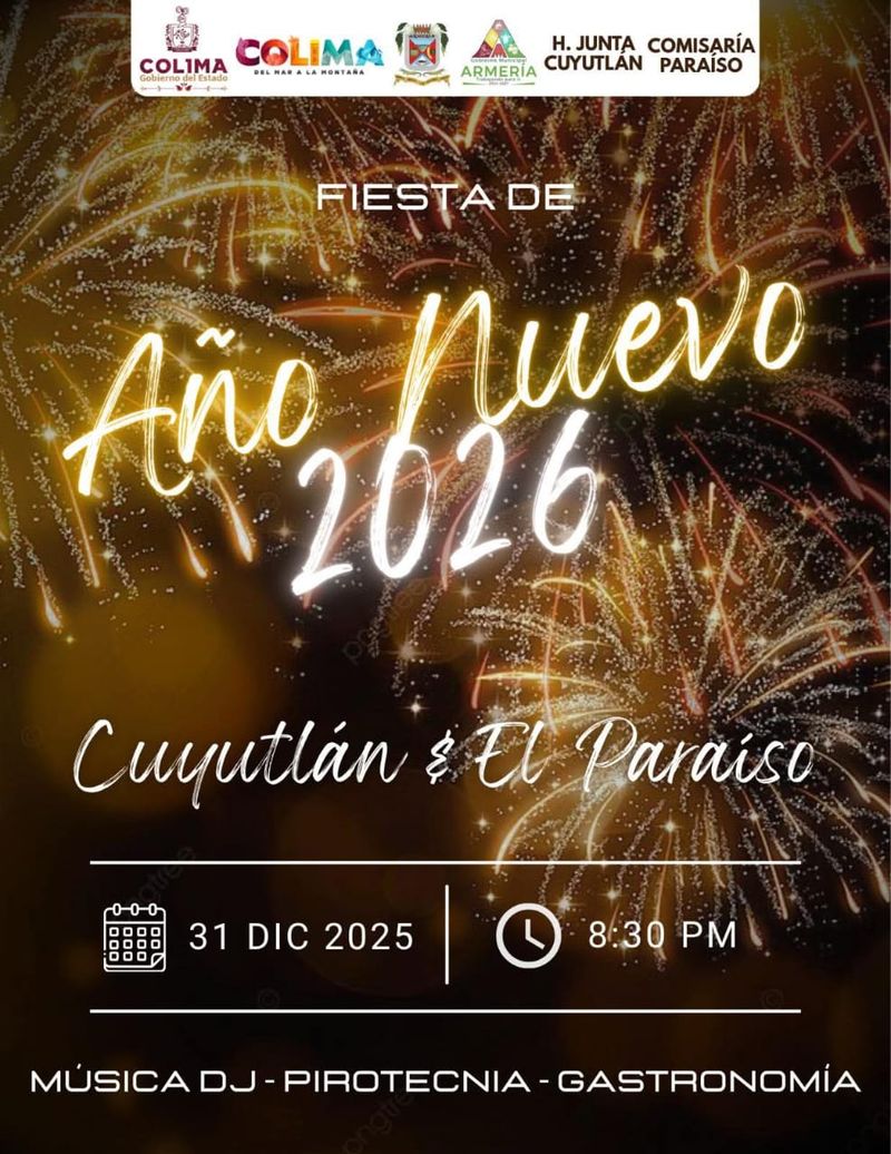 En este momento estás viendo Invitan a recibir el Año Nuevo en las playas turísticas de Armería