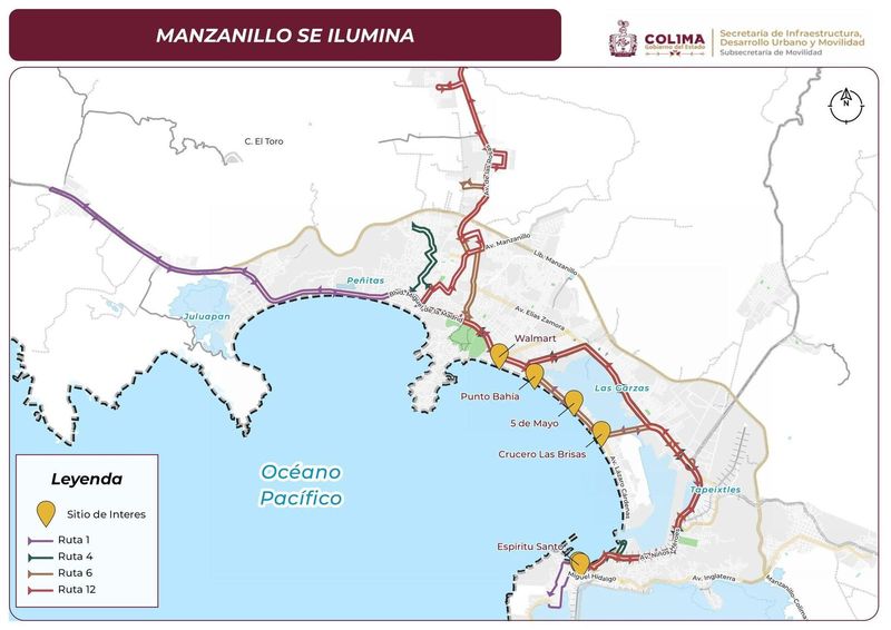 En este momento estás viendo Manzanillo se Ilumina esta noche; Gobierno del Estado de Colima comparte recomendaciones para un festejo seguro