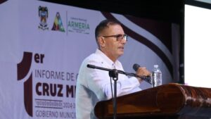Lee más sobre el artículo El alcalde J. Cruz Méndez presenta su Primer Informe de Gobierno en Armería
