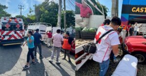 Lee más sobre el artículo Paramédicos de Cruz Roja Colima atienden a hombre lesionado en Villa de Álvarez