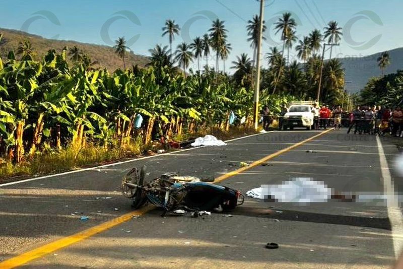 En este momento estás viendo Dos motociclistas fallecen en choque frontal en la carretera Cerro de Ortega – Callejones