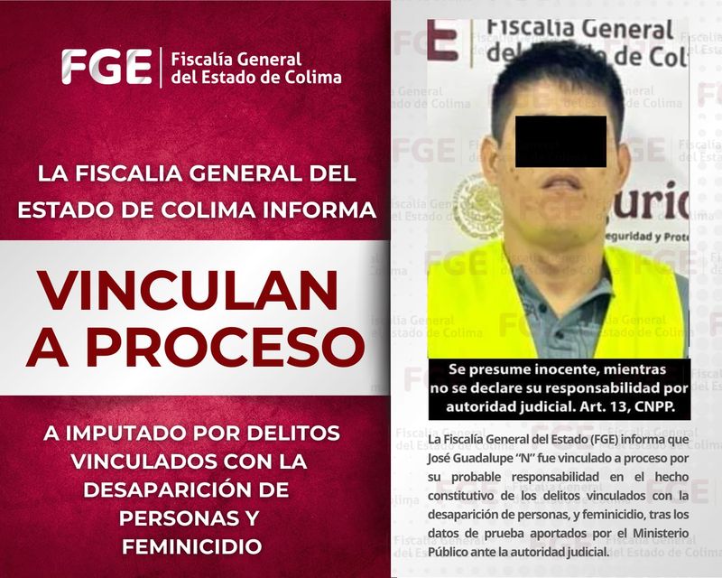 En este momento estás viendo Vinculan a proceso a imputado por delitos de alto impacto