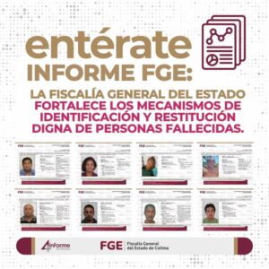 Lee más sobre el artículo La Fiscalía General del Estado fortalece los mecanismos de identificación y restitución digna de personas fallecidas