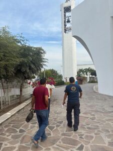 Lee más sobre el artículo Verifican condiciones de seguridad del templo de Santo Santiago previo a fiestas religiosas