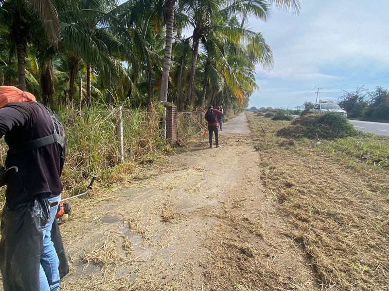 En este momento estás viendo Gobierno de Tecomán realiza limpieza en la ciclovía hacia Playa Pascuales y en el malecón