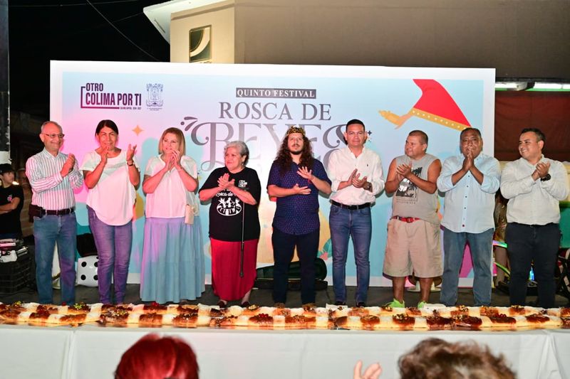 En este momento estás viendo Colima celebra el Día de Reyes con la rosca más grande del municipio