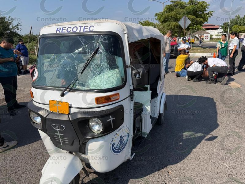 En este momento estás viendo Mototaxi atropella a joven embarazada en Tecomán