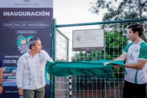 Lee más sobre el artículo UdeC entrega nueva cancha de handball financiada con Un día para donar