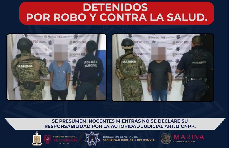 En este momento estás viendo En operativos de vigilancia, Tecomán registra detenciones por robo y presunta posesión de estupefacientes