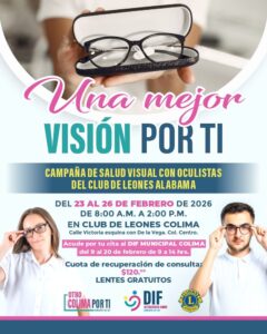 Lee más sobre el artículo Invitan Ayuntamiento de Colima y DIF Municipal a campaña de salud visual “Una Mejor Visión Por Ti”