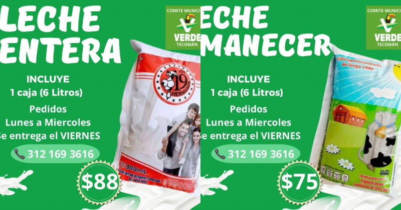 En este momento estás viendo Impulsa PVEM apoyo alimentario con leche a precio accesible en Tecomán