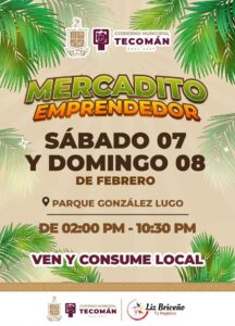 Lee más sobre el artículo Armando Reyna convoca a nueva edición del Mercadito Emprendedor en el Parque González Lugo