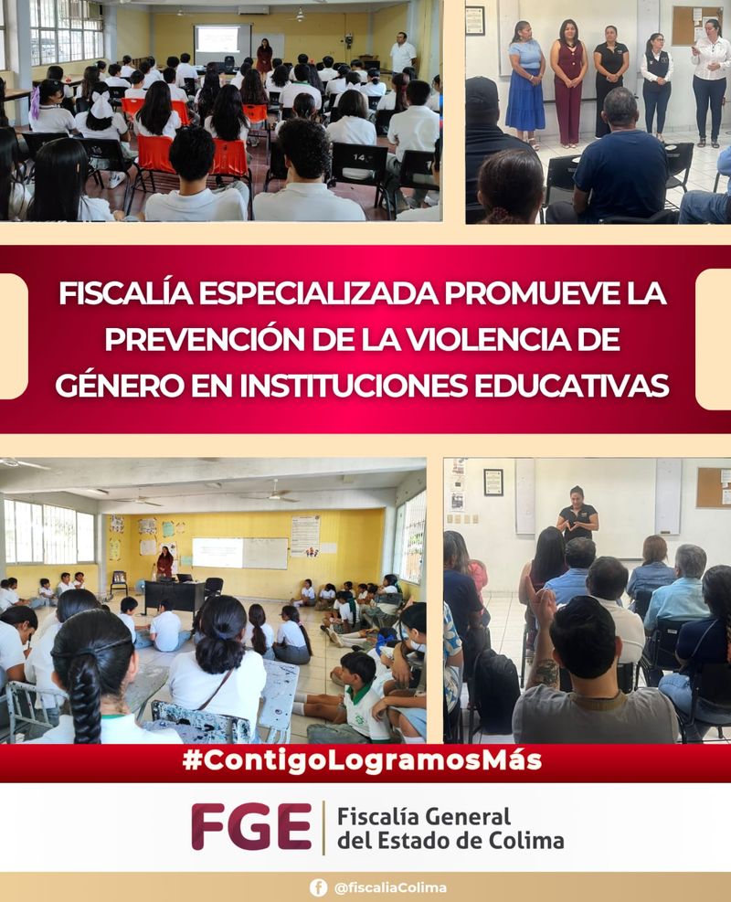 En este momento estás viendo Fiscalía Especializada promueve la prevención de la violencia de género en instituciones educativas