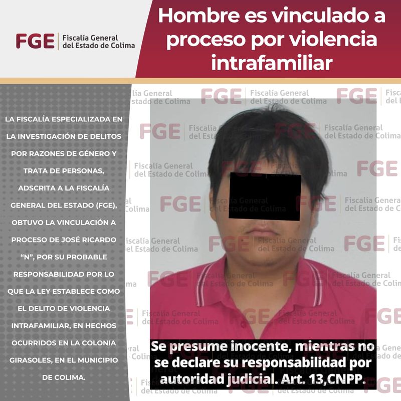 En este momento estás viendo Hombre es vinculado a proceso por violencia intrafamiliar