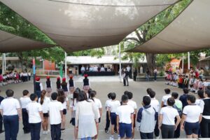 Lee más sobre el artículo Realizan ceremonia itinerante mensual del Poder Legislativo en primaria de El Diezmo