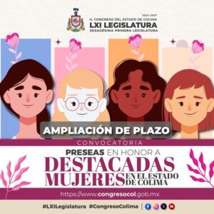 Lee más sobre el artículo Amplían al 25 de febrero la Convocatoria a “Mujeres Destacadas” 2026
