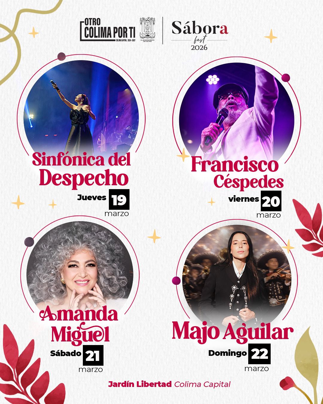 En este momento estás viendo Presentan cartelera del Sábora Fest 2026 en Colima; se realizará del 19 al 22 de marzo