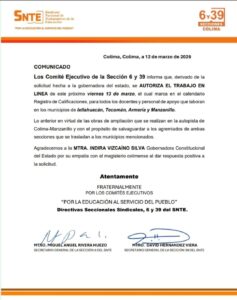 Lee más sobre el artículo Maestros de Ixtlahuacán, Manzanillo, Tecomán y Armería trabajaran en línea este viernes
